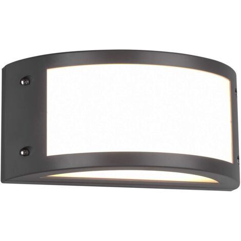 Applique Esterno Parete Soffitto Led Fascia Antracite Ip54 25 cm Kendal GD Trio