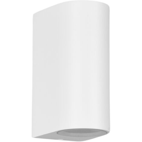 Applique esterno ROYA bianco 2xGU10 IP44 in alluminio Trio