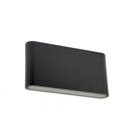 Applique esterno su/giù LED 11W nero IP54 SU-MA Slim M1016 BL