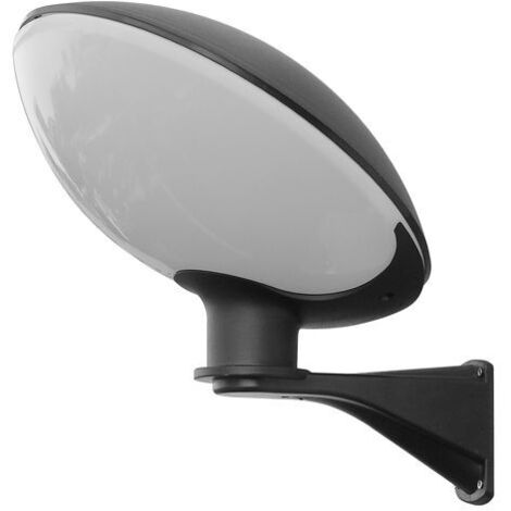 Applique esterno SU-MA TAO 1 luce E27 nero IP55 35cm
