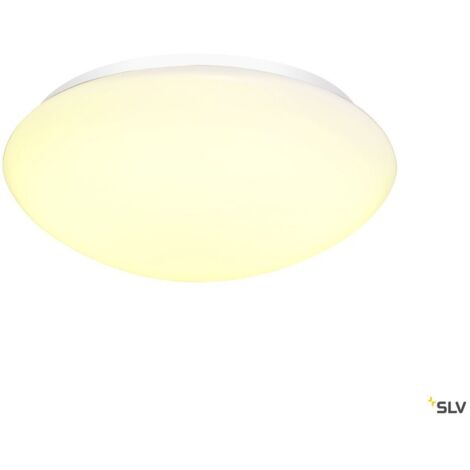 Applique et plafonnier intérieur LIPSY® 40 Dome blanc LED 18W 3K/4K IP44 - SLV - 1002021