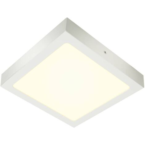 Applique et plafonnier intérieur SENSER 24 carré blanc LED 15W 4000K - SLV - 1004705