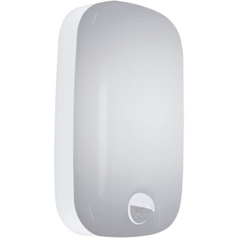Applique ext. blanche PIR CCT LED 15W IP54 ABEL Struhm