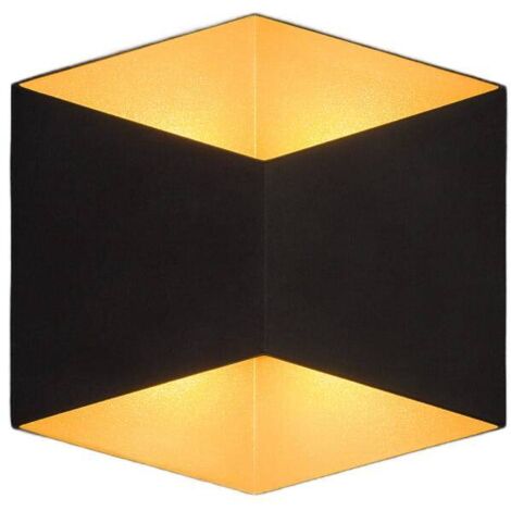 Applique ext. LED Nowodvorski Triangles noir-or IP54