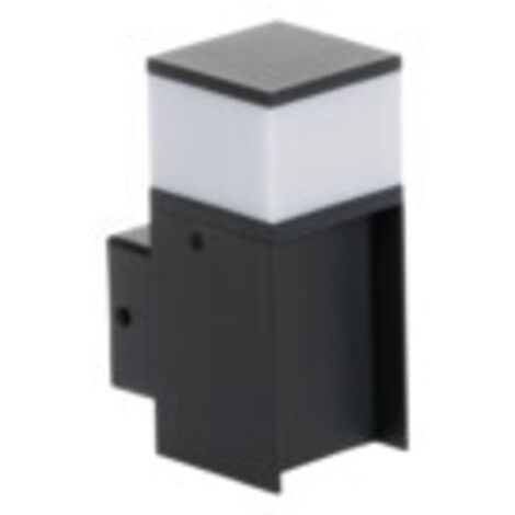 Applique extérieure 16cm noire carrée G9 IP44 Kanlux