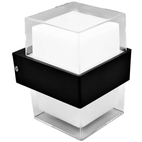 Applique extérieure 8w 3000k tucan noir ip44 500lm 13,3x9,5x10,5 cm