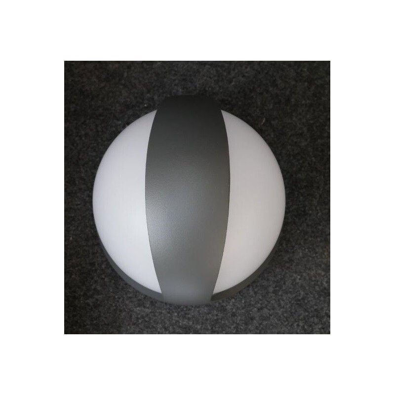 Applique extérieure anthracite ronde ø 203mm led 12W 3000K 1050lm 230V non-dimmable IP65 kura trio