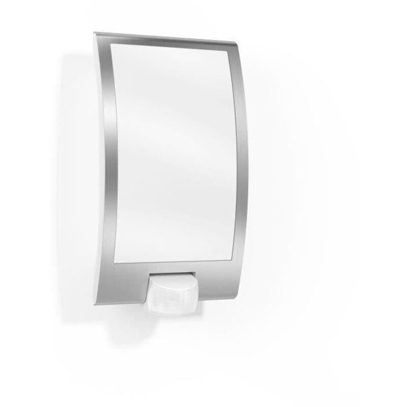 L 22 s 009816 Applique extérieure avec détecteur de mouvement Ampoule à économie d'énergie, led E27 60 w acier - Steinel