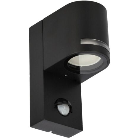 Applique extérieure avec détecteur de mouvement VIRA 1 SENSOR GU10 noir IP54 EDO777376 Edo Solutions Garden Line
