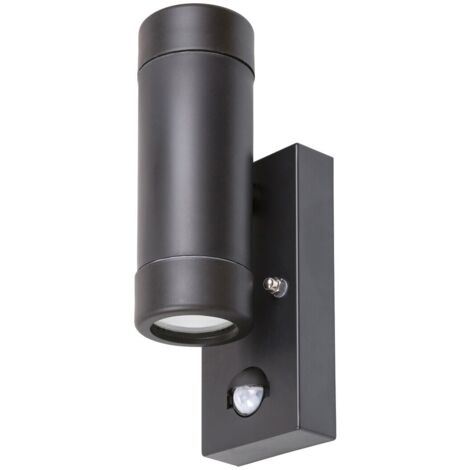 Applique extérieure avec détecteur GU10 noir Rabalux
