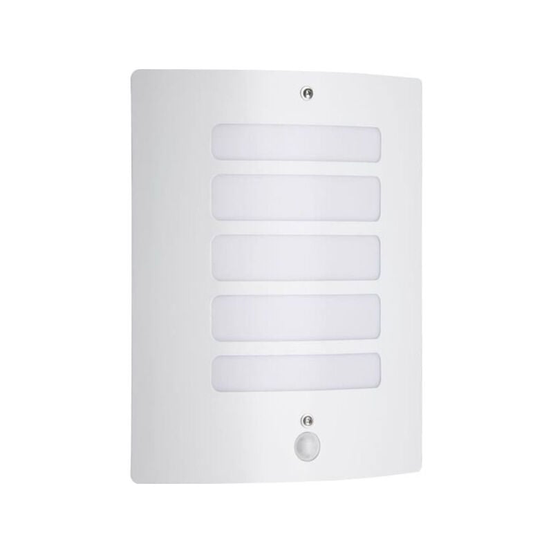 Applique extérieure avec détecteur todd Blanc Brilliant Métal et plastique - E27 max 60 w