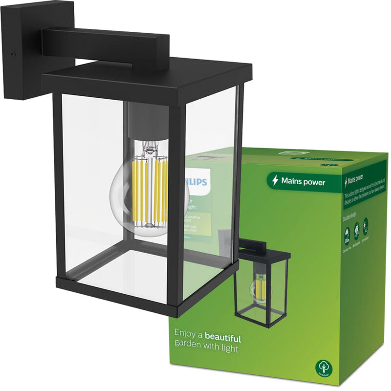 Philips - Lighting Bellini 8720169266377 Applique extérieure E27 noir