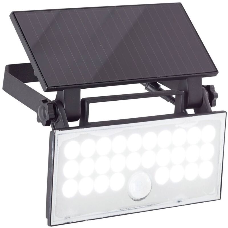 Luton G40421/06 Applique solaire extérieure avec détecteur de mouvement led 6 w noir - Brilliant