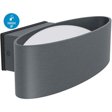 Applique Extérieure Chinoa - Gris|Transparent
