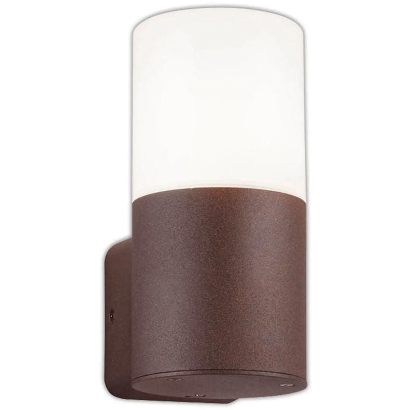 Applique de jardin, Applique outdoor en métal Hoosic Rouille en Metal, trio