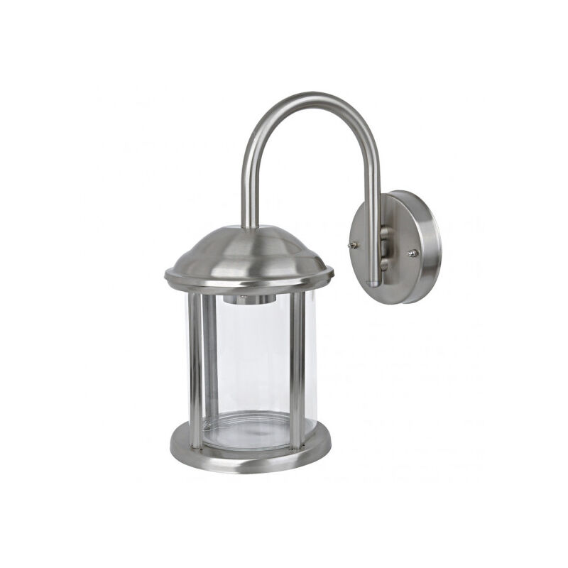 Applique Extérieure Cylindre 60W E27 Inox lodena