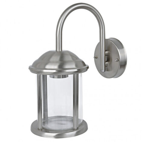 Applique Extérieure Cylindre 60W E27 Inox LODENA