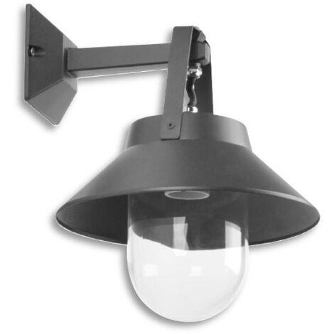 Applique Extérieure E27 Noire Industrielle CREALYS