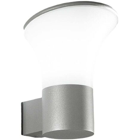 Applique extérieure en aluminium IP54 pour jardin Ares - Silver