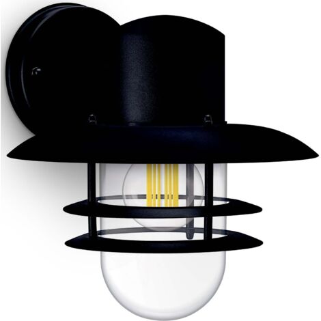 Applique extérieure INYMA E27 IP44 noir Philips