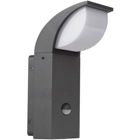 Applique extérieure Kanlux ABETE LED 7W détecteur gris