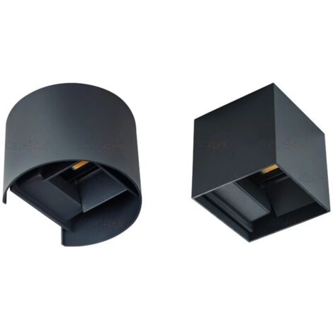 Applique extérieure LED 7W 4000K carrée graphite Kanlux