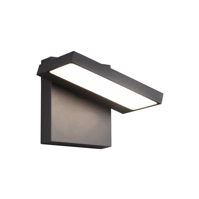 Applique extérieure led Horton en fonte anthracite orientable l. 15 cm x h. 12 cm IP54
