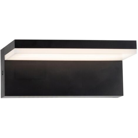Applique extérieure LED noire 10W 4000K IP54 Polux TESA