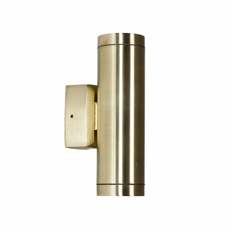 Up Down Leuchte Außen Messing massiv rostfrei IP64