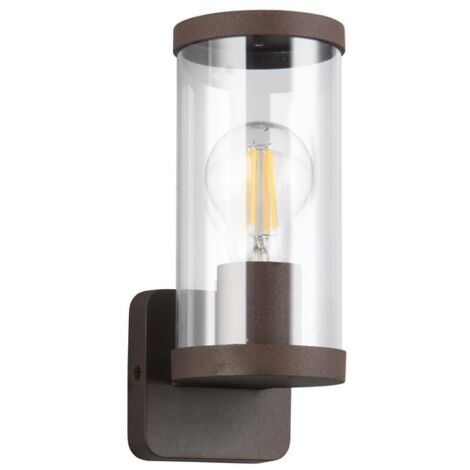 Applique extérieure moderne E27 28W IP44 rouille BONITO