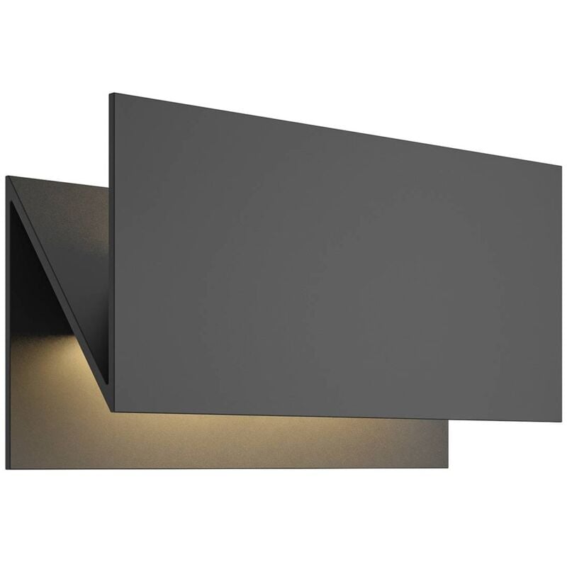 LED Applique Exterieur 'Meja' en aluminium - graphite, satiné