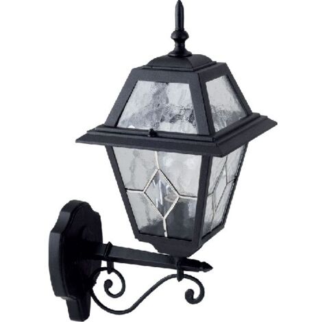 Applique Extérieure Montante 100W E27 Fonte Noire