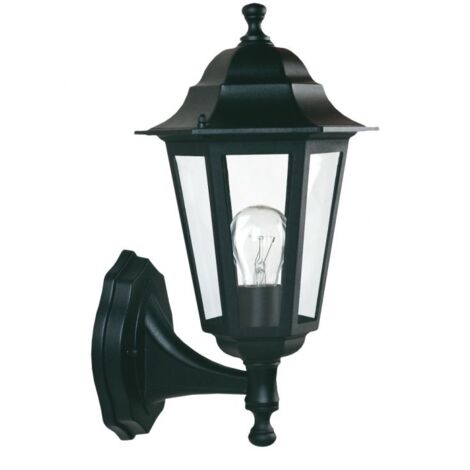 Applique Extérieure Montante 100W Max Noire INITIALIS
