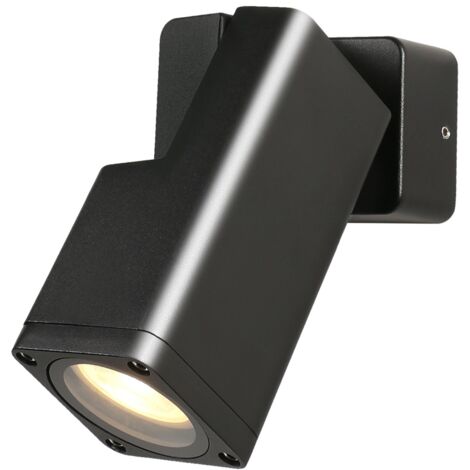 Applique extérieure noir orientable GU10 IP65 Salvia