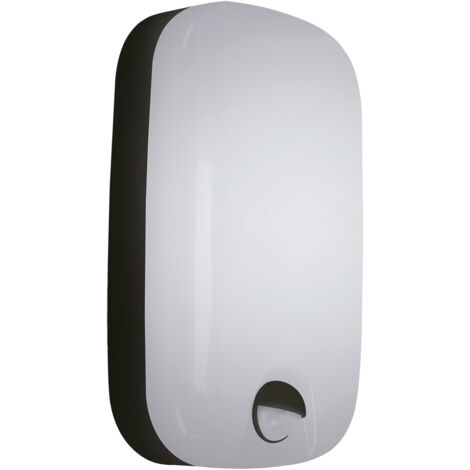Applique extérieure noire PIR CCT 3000-6500K LED15W IP54