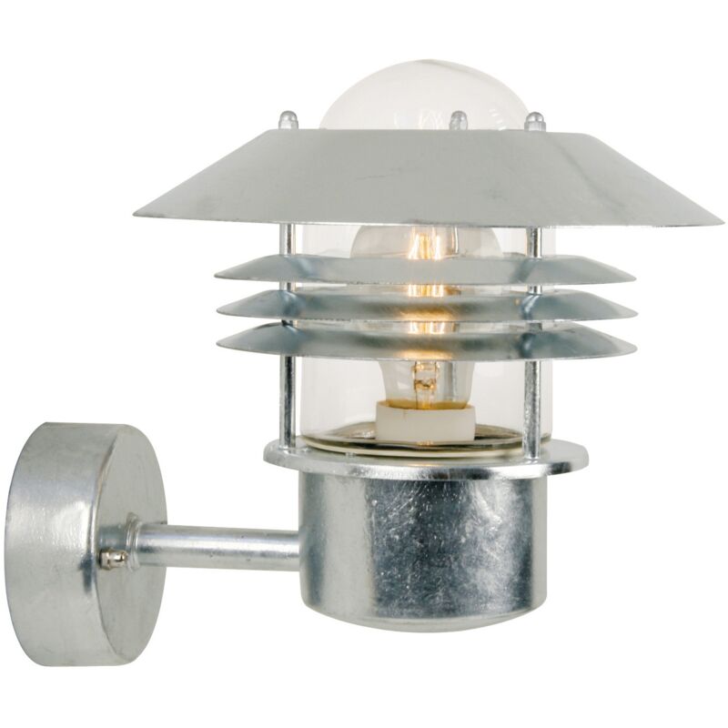 Applique murale vejers Up Acier galvanisé Acier galvanisé, H.23 - IP54 - E27 / Nordlux Extérieur