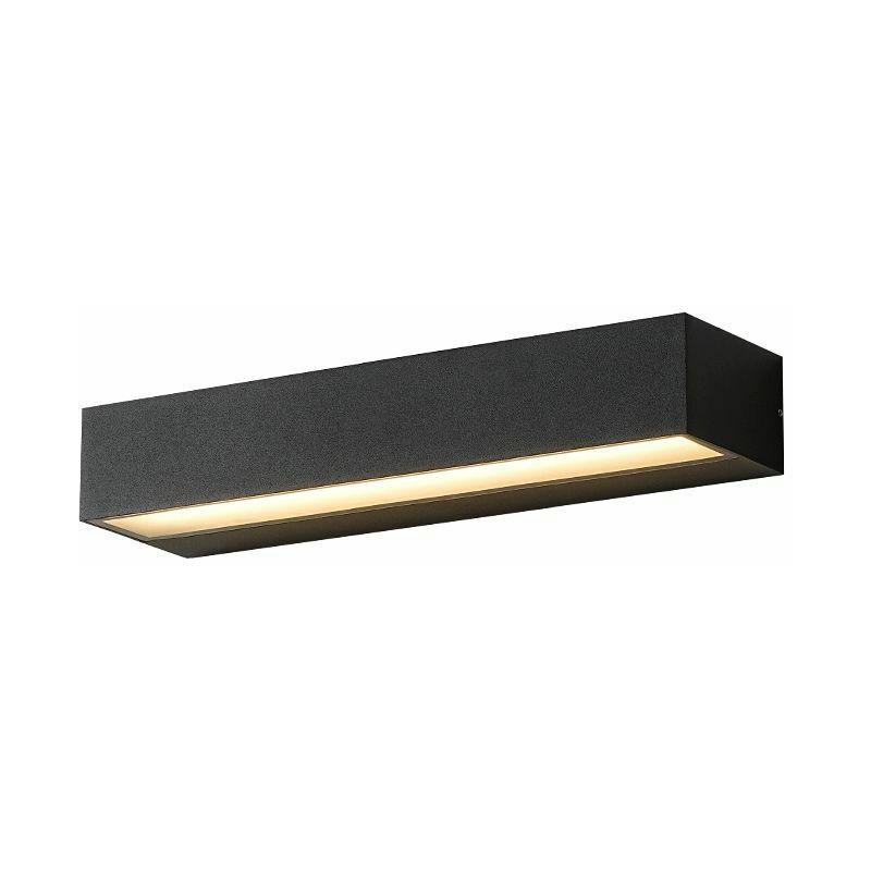 Applique extérieure,Applique murale LED3000K Warm White Wall Sconce - Black 30CM - Tonchean