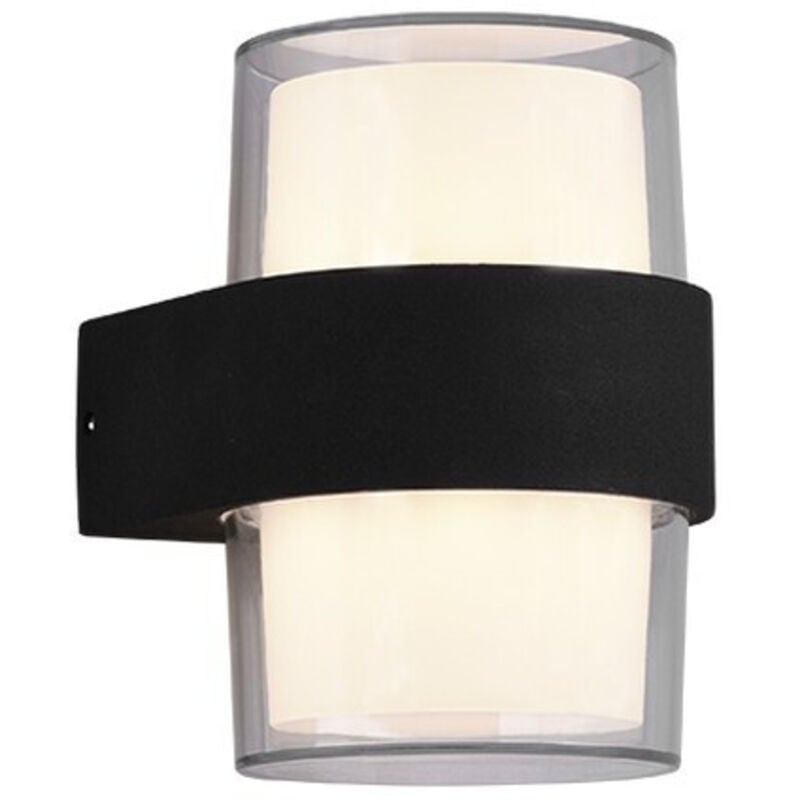 Trio Lighting - Luminaires de jardin, Applique extérieur led Molina rond Anthracite en Metal, trio