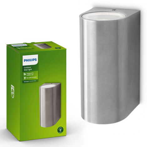 Applique extrieure Nightingale inox 2xGU10 LED 1710247PN Philips myGarden