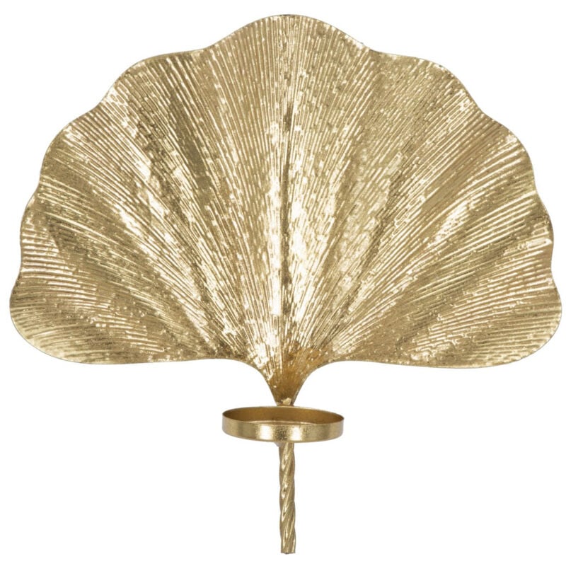 Applique Feuille 1, Métal, Or, 41x11,5x40 cm
