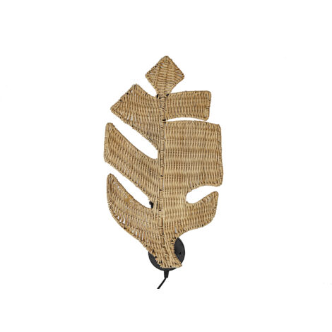Applique Feuille de Rotin