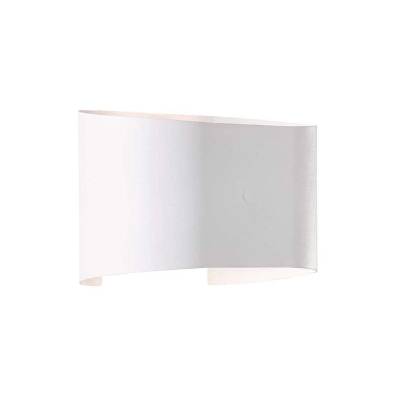 Applique murale lampe d'extérieur spot mural led lampe de jardin métal blanc IP44