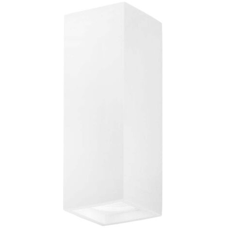 "Applique FOSTER in gesso bianco verniciabile"