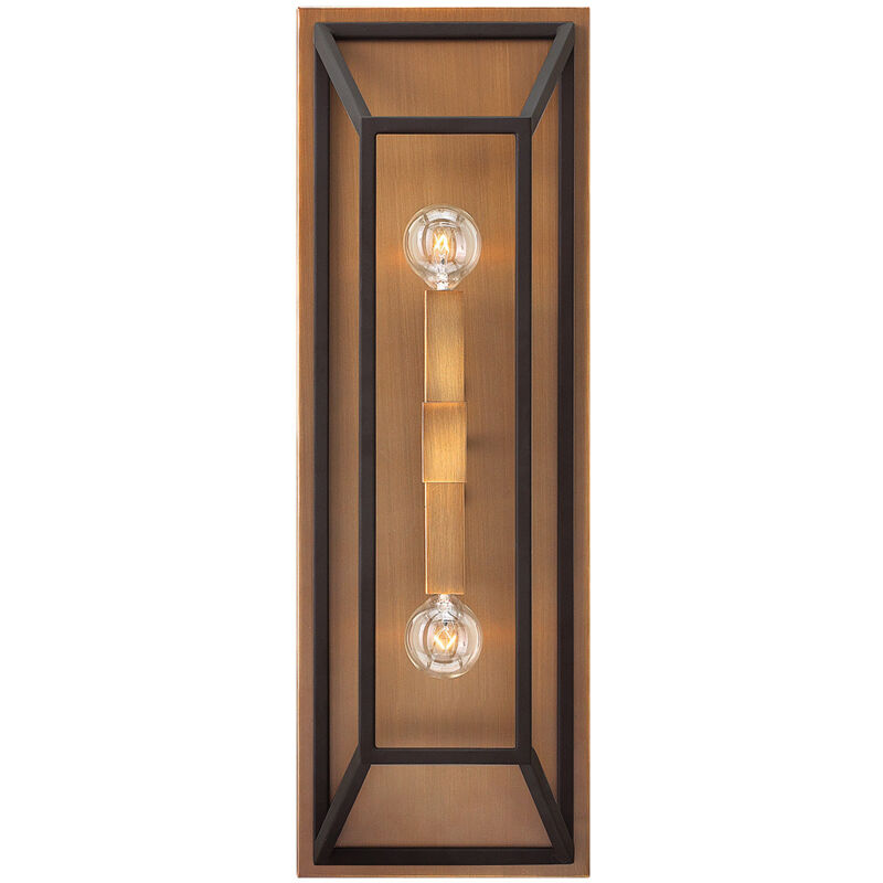 Fulton - Applique murale d'intérieur à 2 ampoules, bronze, E14 - Elstead