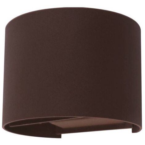 APPLIQUE GANDALF LED MARRONE 2X5W 4000K IP54 - 1 pezzo