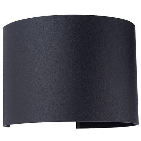 APPLIQUE GANDALF LED NERO 2X5W 4000K IP54 - 1 pezzo