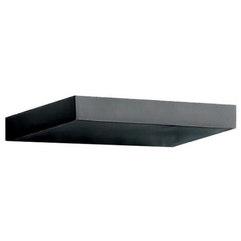Applique gea luce yoana ag led 2600lm 3000°k titanio lampada parete mensola classica monoemissione