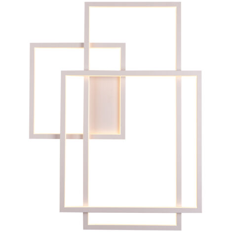 Applique Geometric moderna bianca LED 45W Maxlight W0234