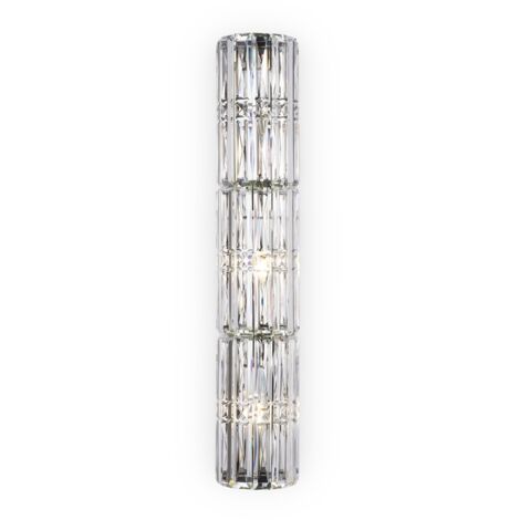 Applique glamour cristal Facet Maytoni 3xE14 chromée
