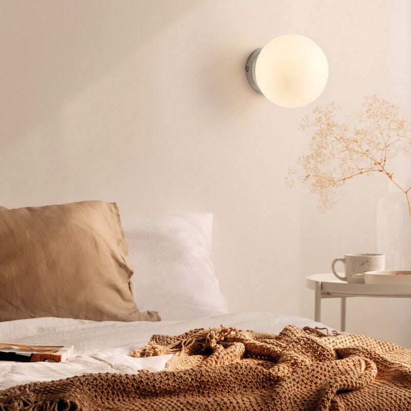 Applique globe Roxanne chrome mat